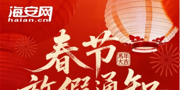 海安网办公室2026年春节放假安排